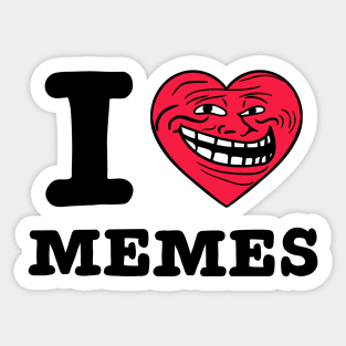 I love memes Sticker